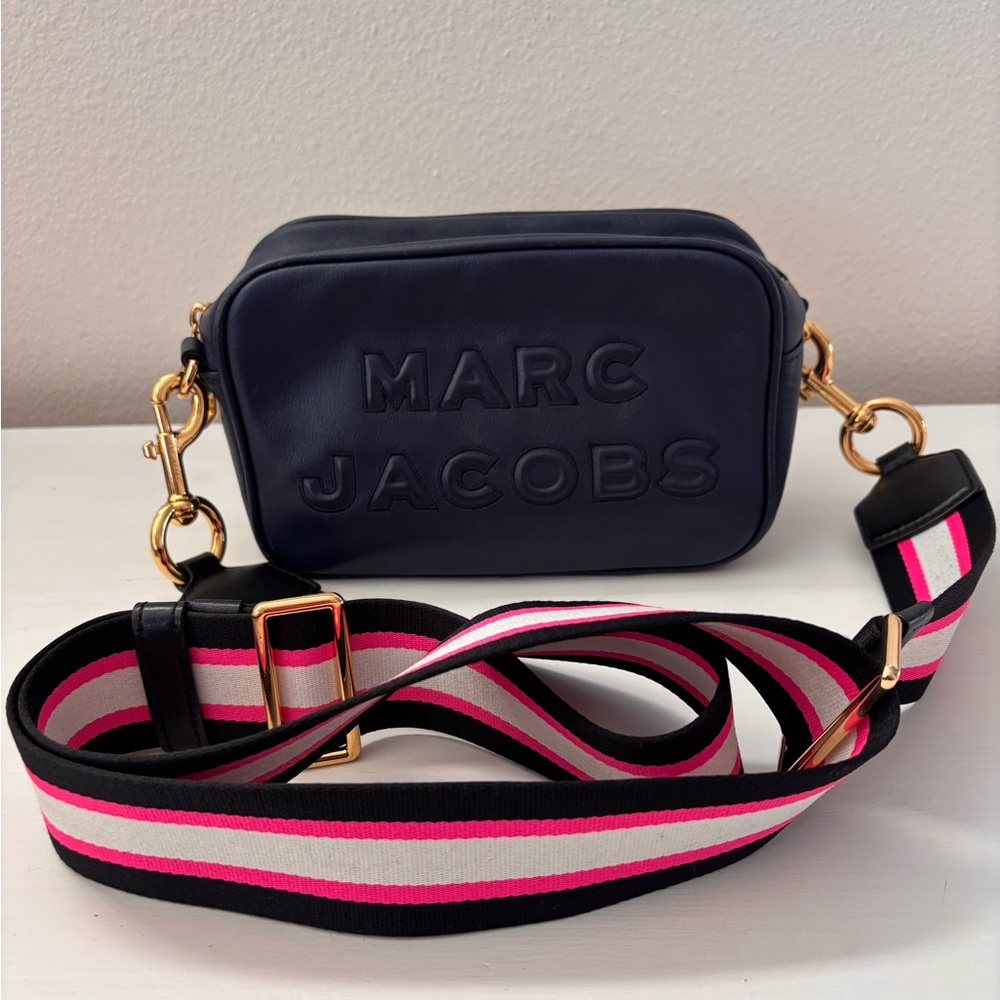 Marc Jacobs Navy Bag with adjustable strap